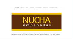 Desktop Screenshot of nucha-empanadas.com
